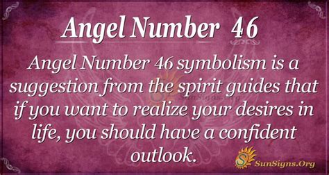 46 angel number love